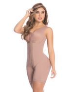 Shapewear With Half Leg Bra and Brooches
