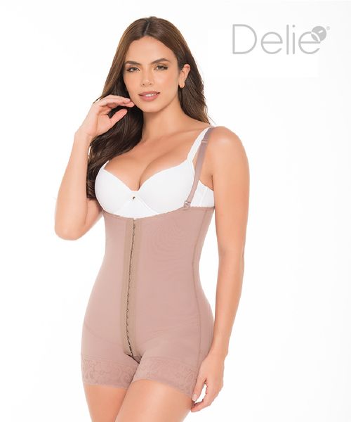High Compression Strapless Girdle with Adjustable Straps & Abdominal Control