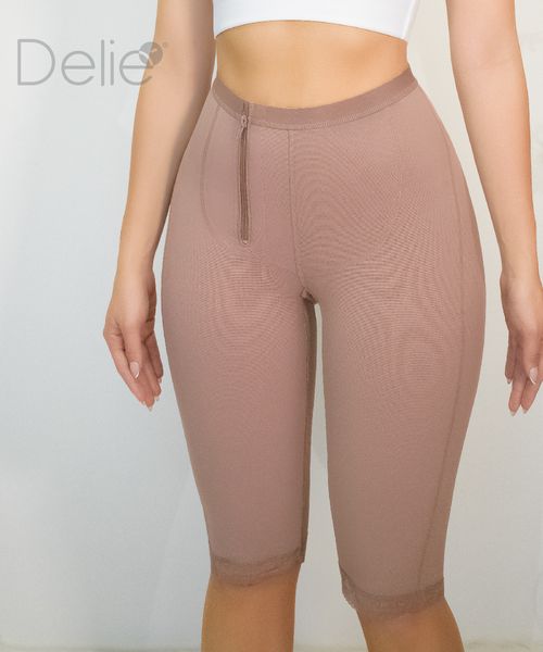 Knee-Length Shaping Biker Girdle with Abdominal Reinforcement