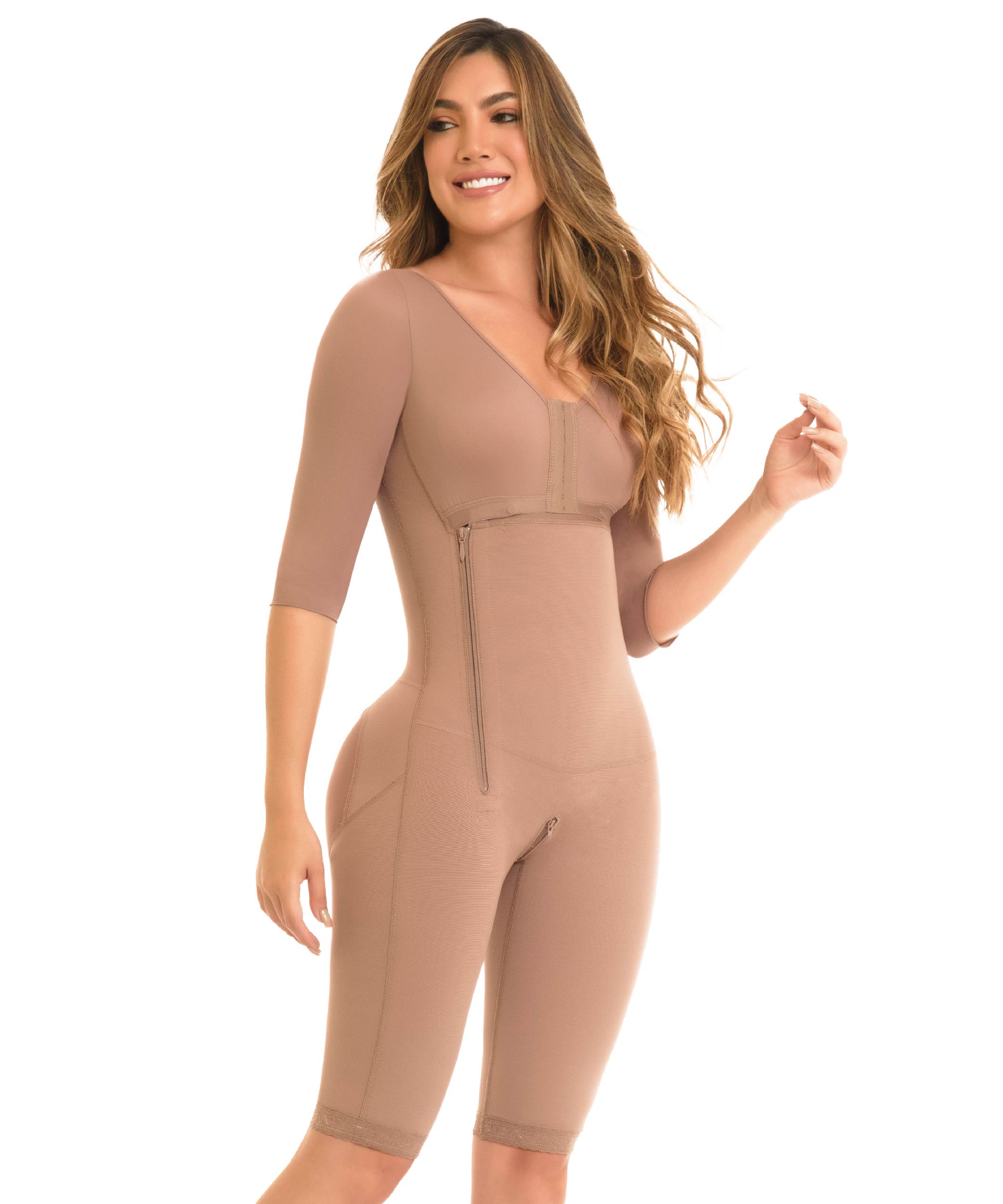 Enhance Your Curves with Delie Fajas High Compression Strapless Girdle Hip  Hugger!