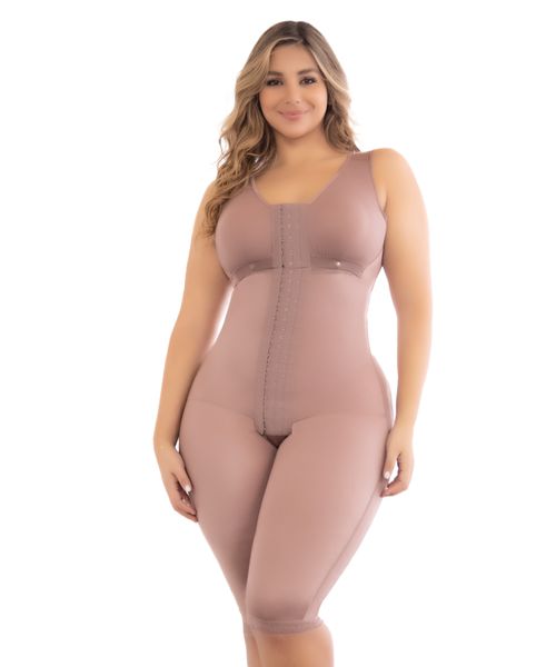 Post-Surgical & Postpartum Body Shaper with Built-In Bra