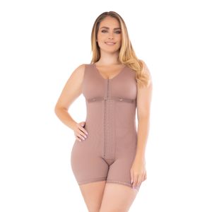 High Compression Mid-Thigh Post-Surgical Girdle with Bra