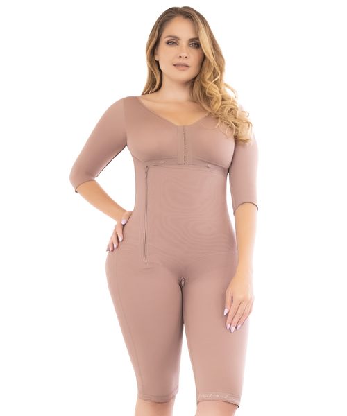 High Compression Post-Surgical Girdle with Full Coverage and Side Closure