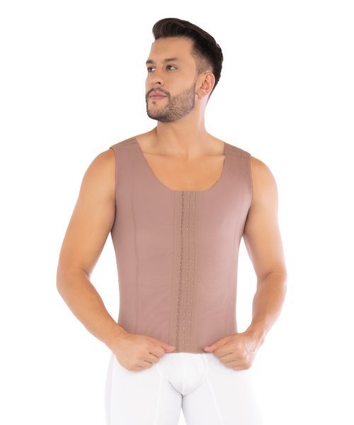 Post-Surgical Vest Shapewear with High Compression in Abdomen, Chest, and Back