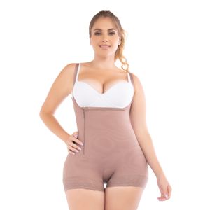 High Compression Short Girdle with Side Zipper for Daily and Postpartum Use