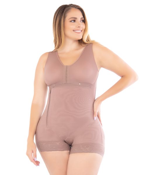 Post-surgical High Compression Girdle with Bust Support and Side Closure