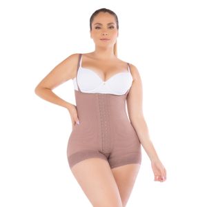 High Compression Strapless Short Shapewear with Figure Molding and Butt Lift