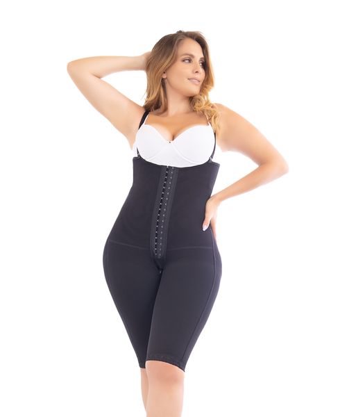 Shaping Girdle Knee-Length with Buttocks Lift and Adjustable Abdominal Control