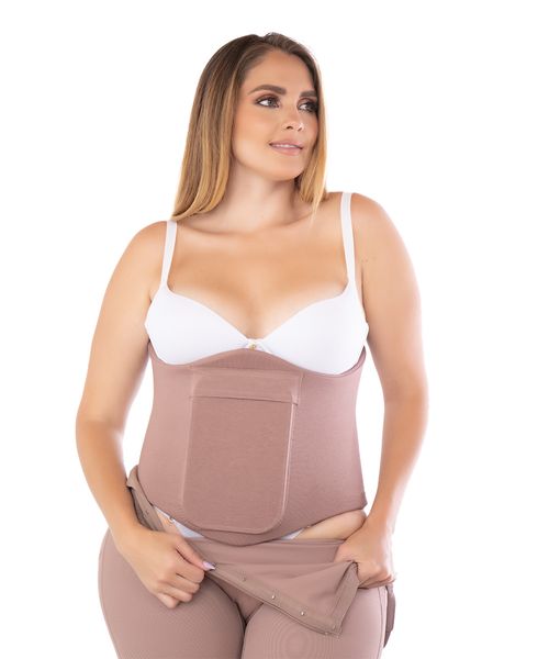 Post-Surgical Abdominal Girdle with Foam and Adjustable Support
